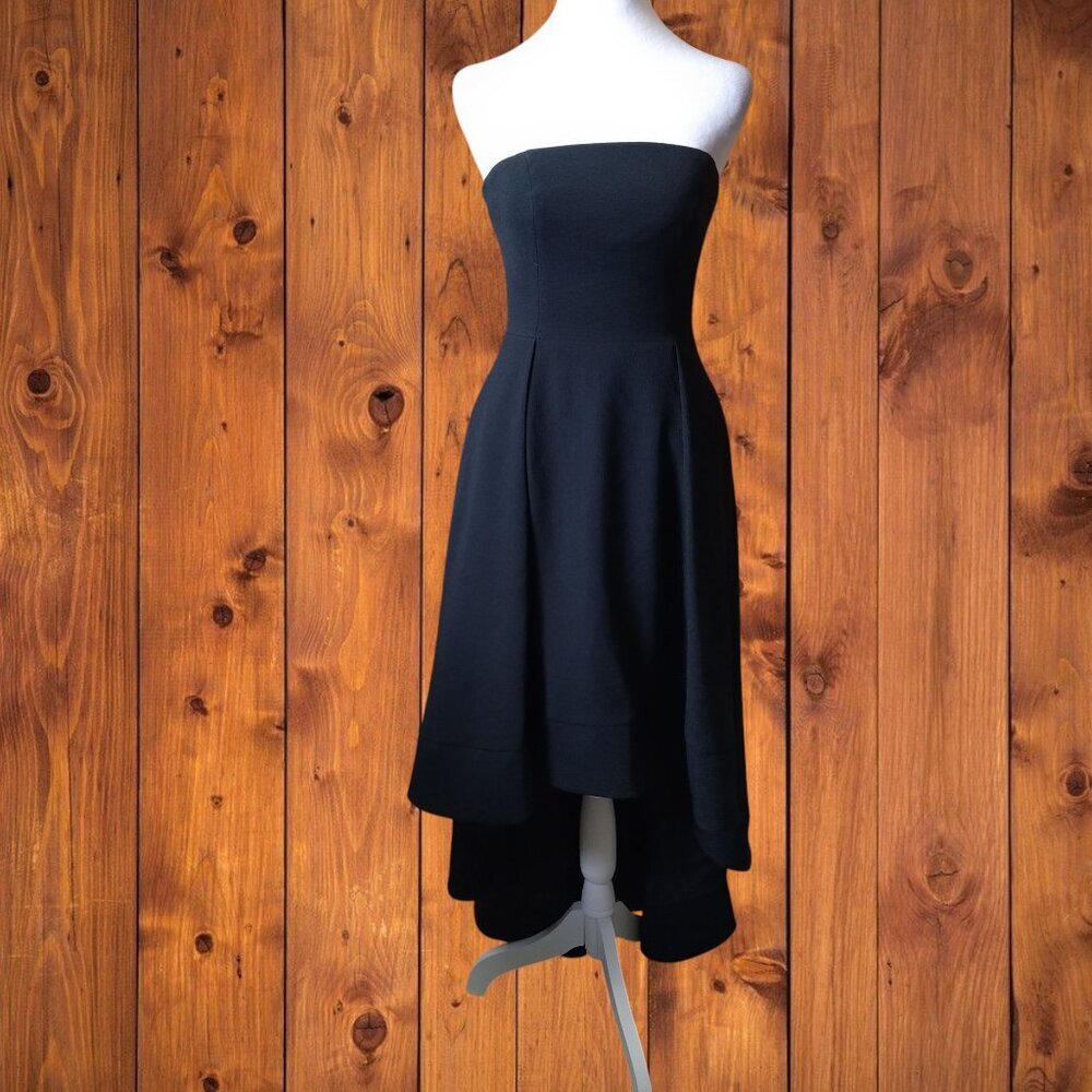 C/Meo Collective Black Small (4) We Woke Up Strapless Dress Formal High-Low
